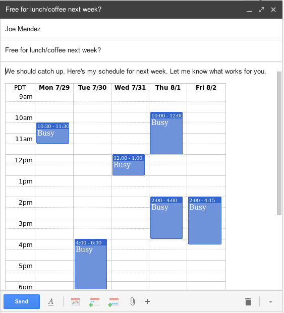 Boomerang Calendar, para sincronizar reuniones entre grupos