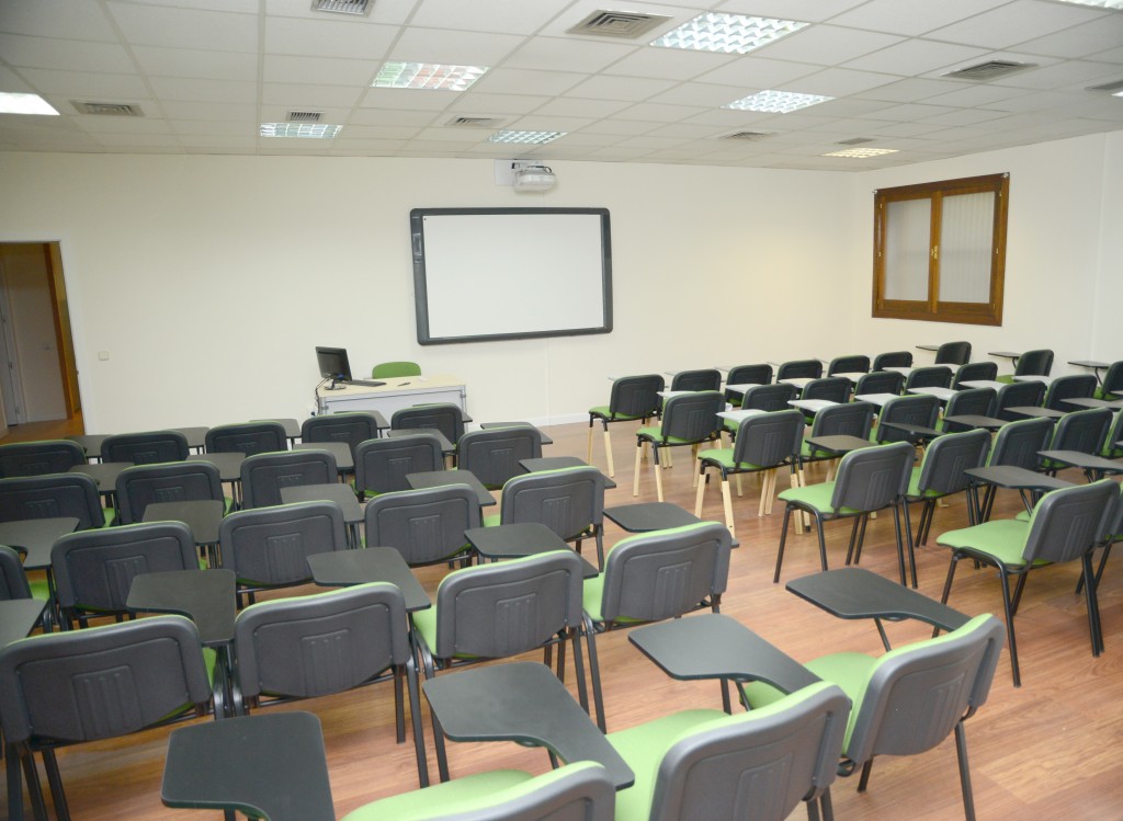 Aula de formación gran capacidad Madrid